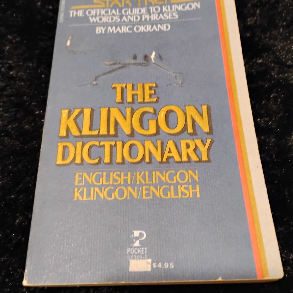 The Klingon Dictionary Book